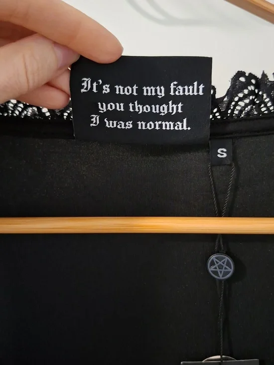 NWT Killstar "Imperia" Long-sleeve Black Velvet Babydoll Mini Dress (Size S) - Picture 5 of 13